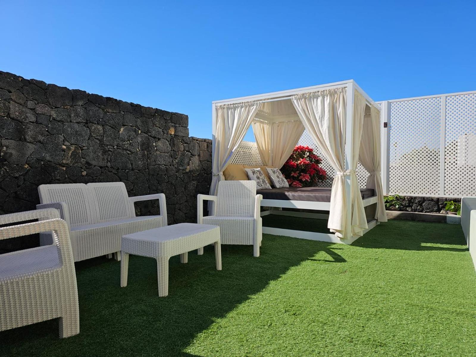 Casa Villa Portuguesa (piscina climatizada) Tahiche Exterior foto