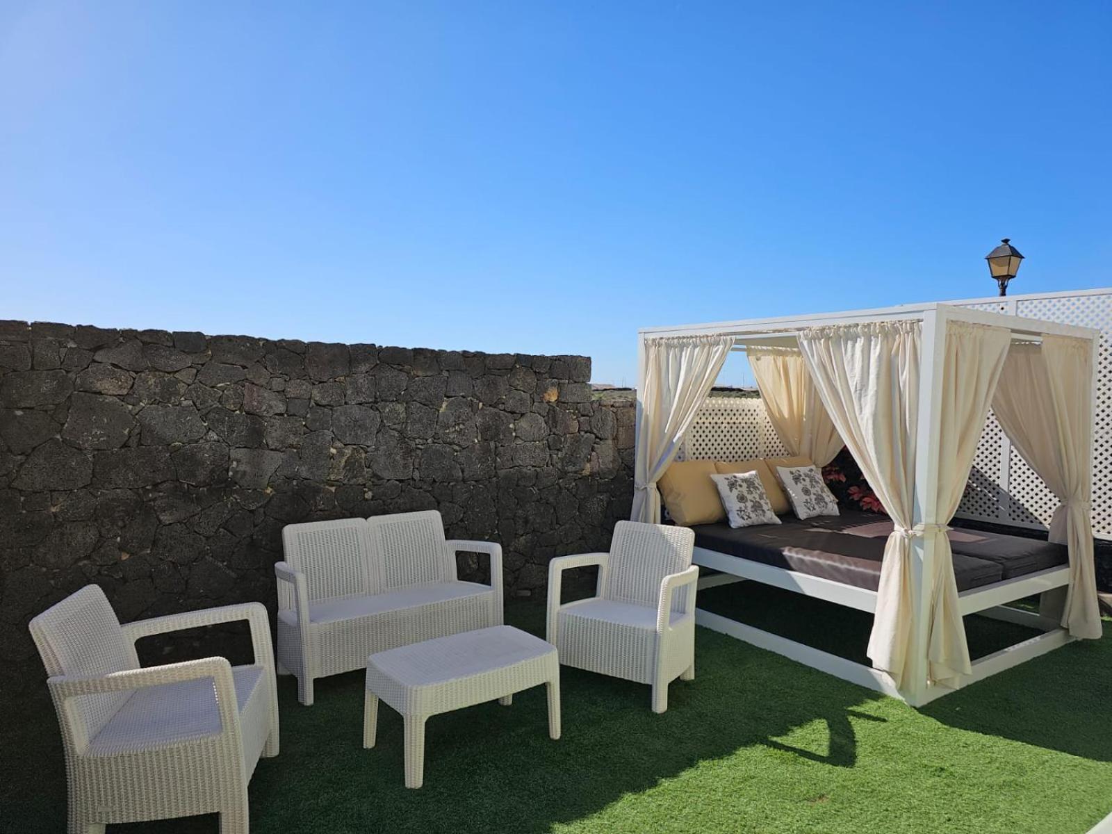 Casa Villa Portuguesa (piscina climatizada) Tahiche Exterior foto
